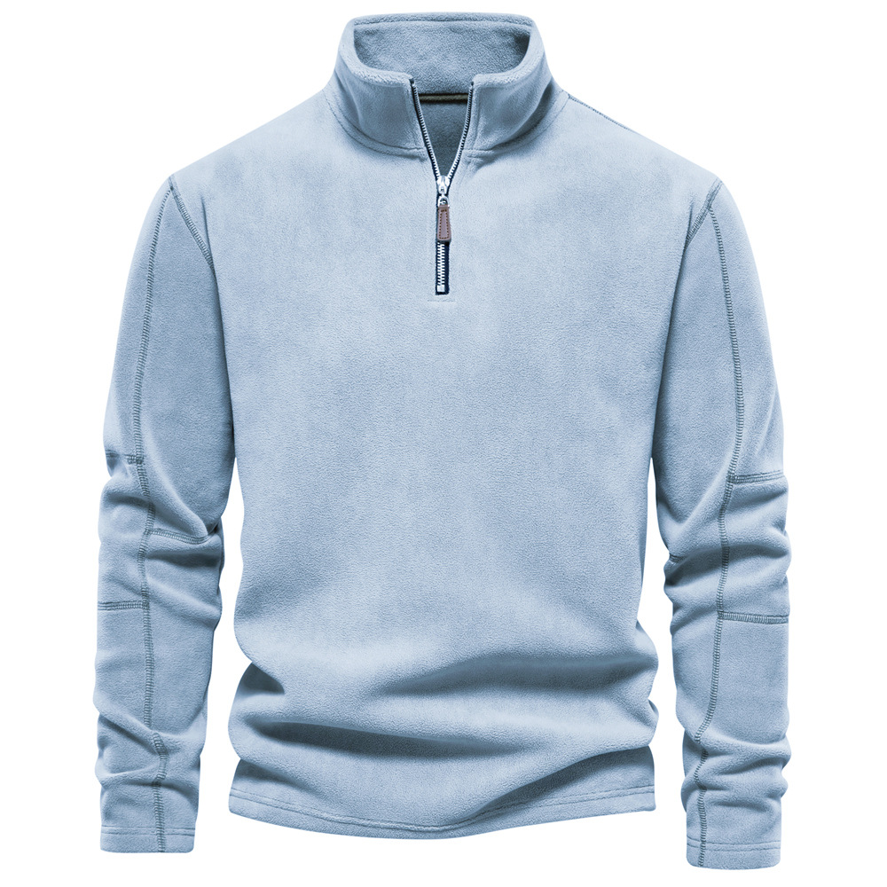 Herren Sweatshirt Klassisch Viertelreißverschluss