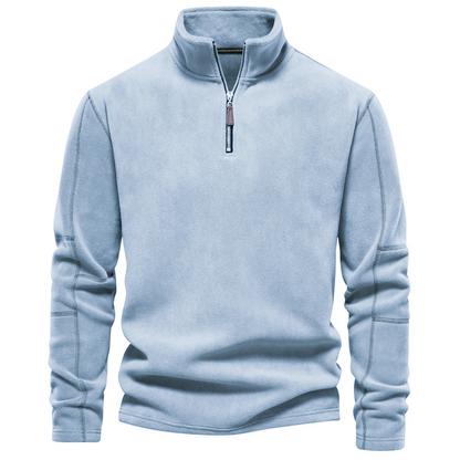 Herren Sweatshirt Klassisch Viertelreißverschluss