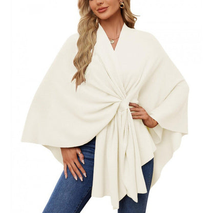 Damen Wickelmantel Modern Chic Elegantes Design
