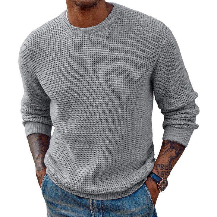 Herren Pullover Strukturiert Elegantes Design