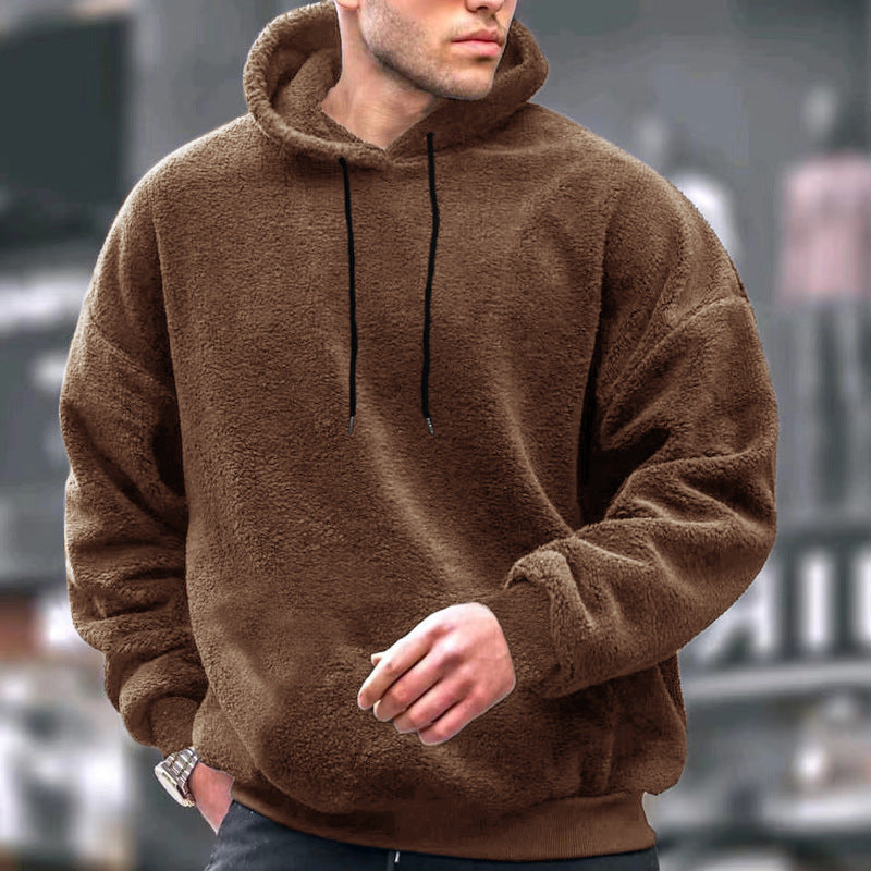 Herren Hoodie Weich Fleece Bequem