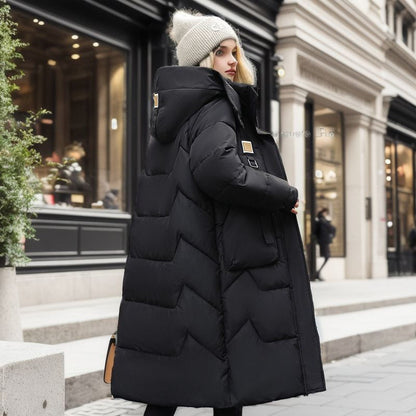 Wintermantel Damen Modern Abnehmbar Kapuze
