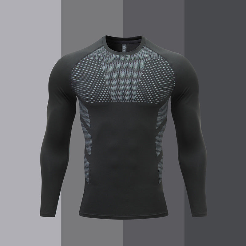 Herren Sportshirt Langarm Komfort Fit - IdealeKleiden