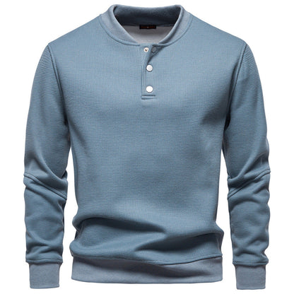 Herren Pullover Langarm Strukturiert Modern