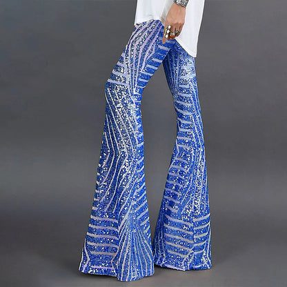 Glitzernde Partyhose Schlagpailletten Design
