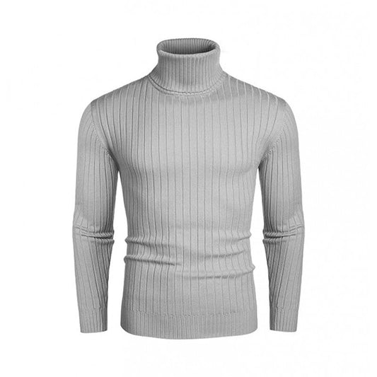 Herren Pullover Rollkragen Strick Design - IdealeKleiden