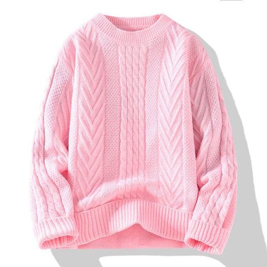 Herren Strickpullover Modern Rippmuster Elegantes Design - IdealeKleiden