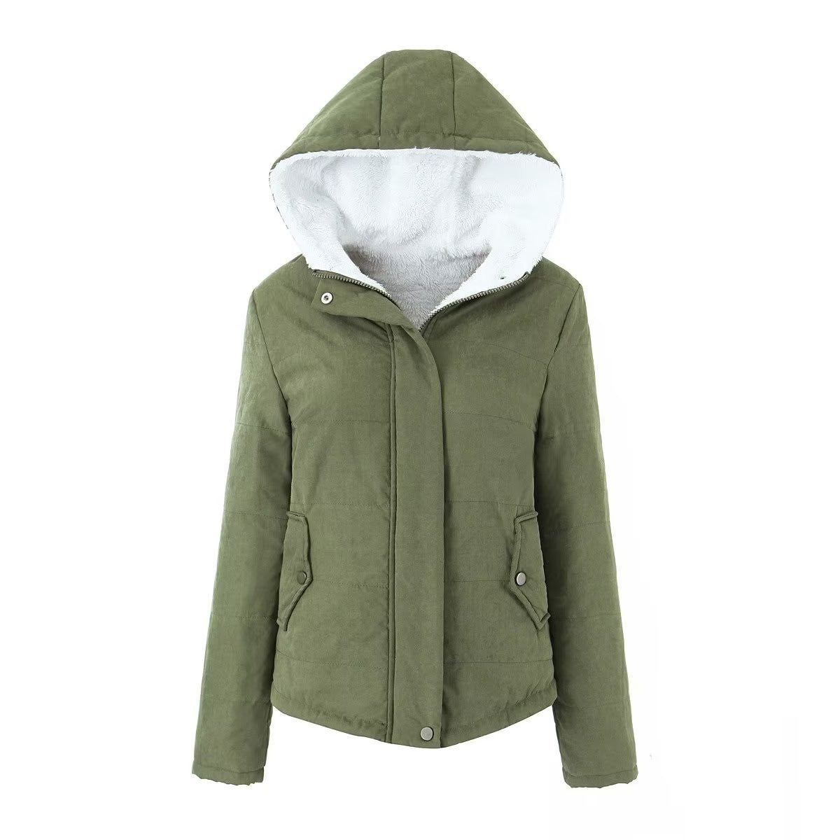 Damen Winterjacke Steppjacke Warm Kapuze