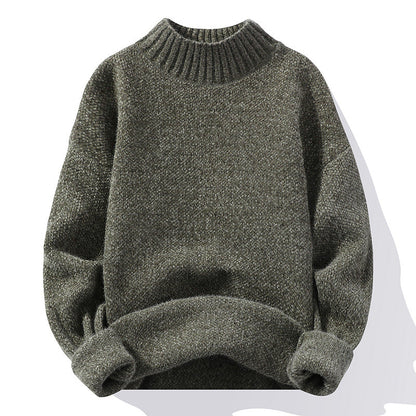 Damen Pullover Hochwertig Rippstrick Soft Kragen