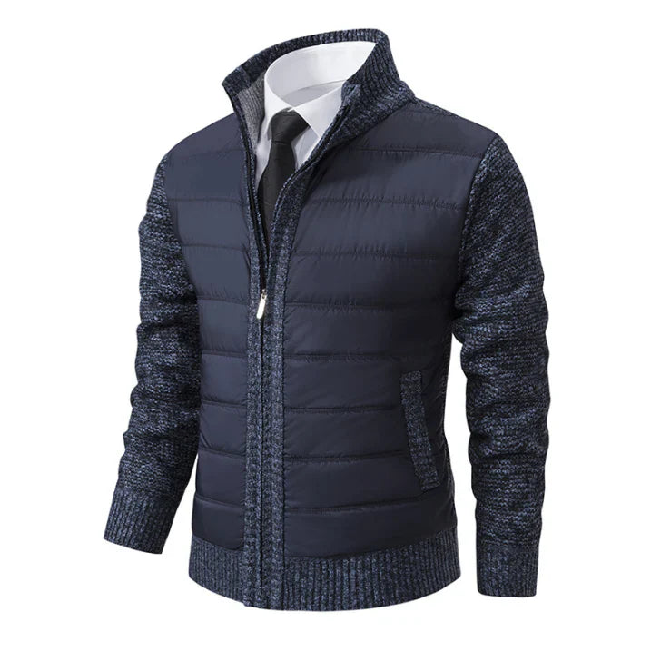 Herren Steppjacke Warm Isoliert Langarm