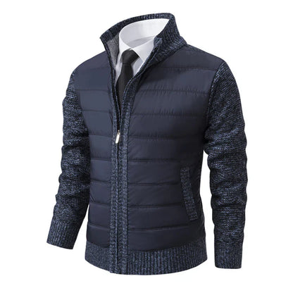 Herren Steppjacke Warm Isoliert Langarm