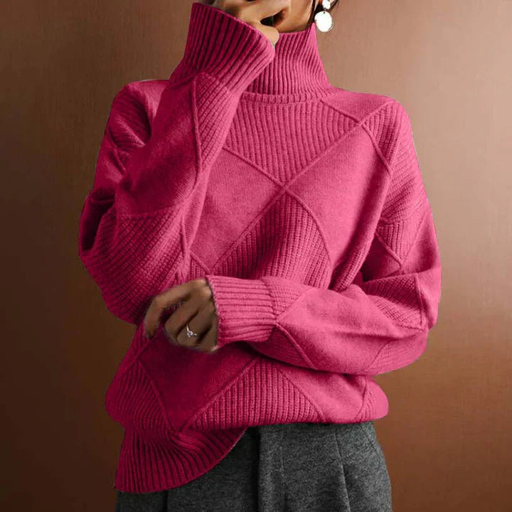 Bequemer Strickpullover Einfach Stilvoll