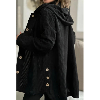 Robuste Kapuzenjacke Mittellang Casual Cordura Stil