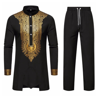 Herren Anzug Set Elegant Muster Exklusiv
