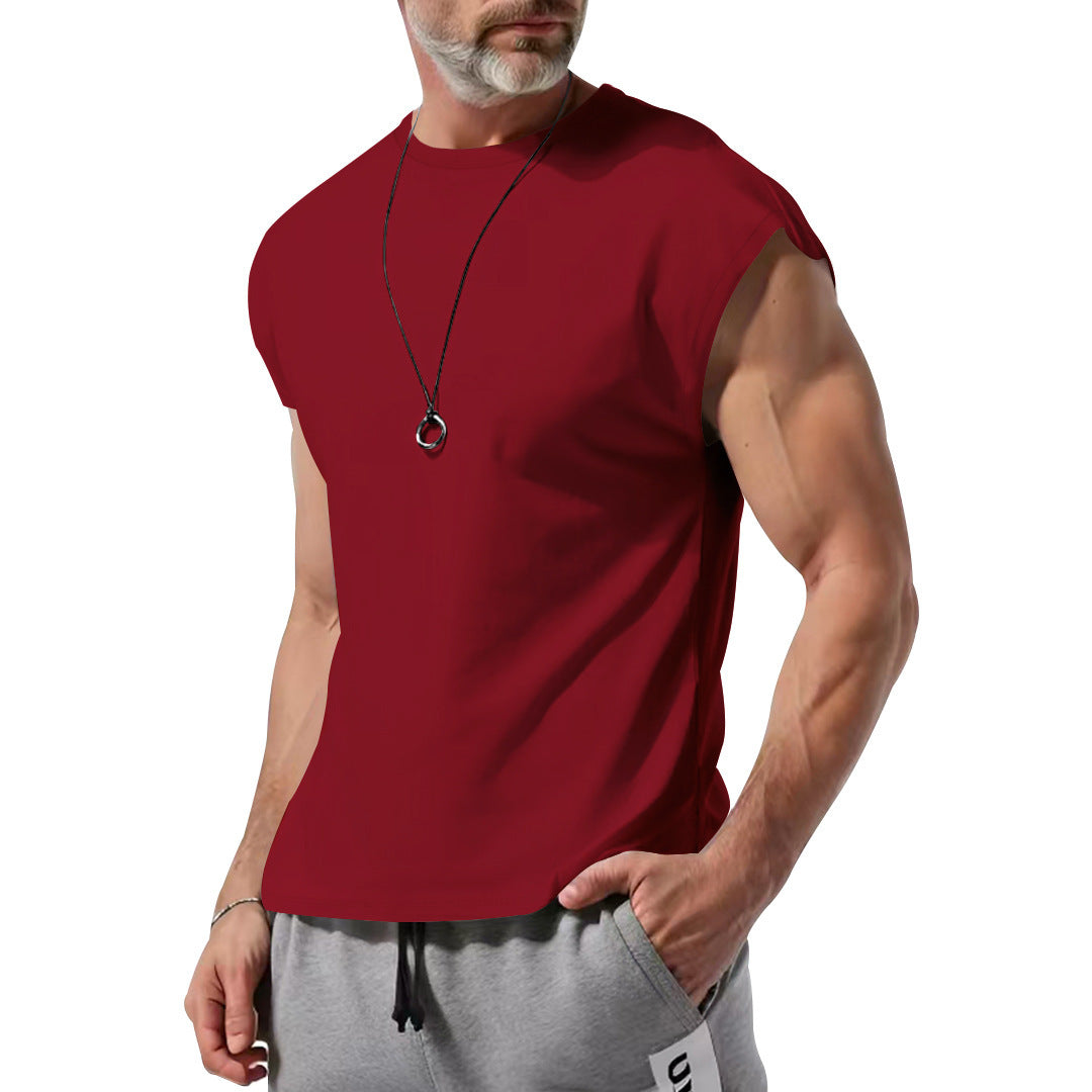 Herren Sport T-Shirt Atmungsaktiv Komfort Baumwolle
