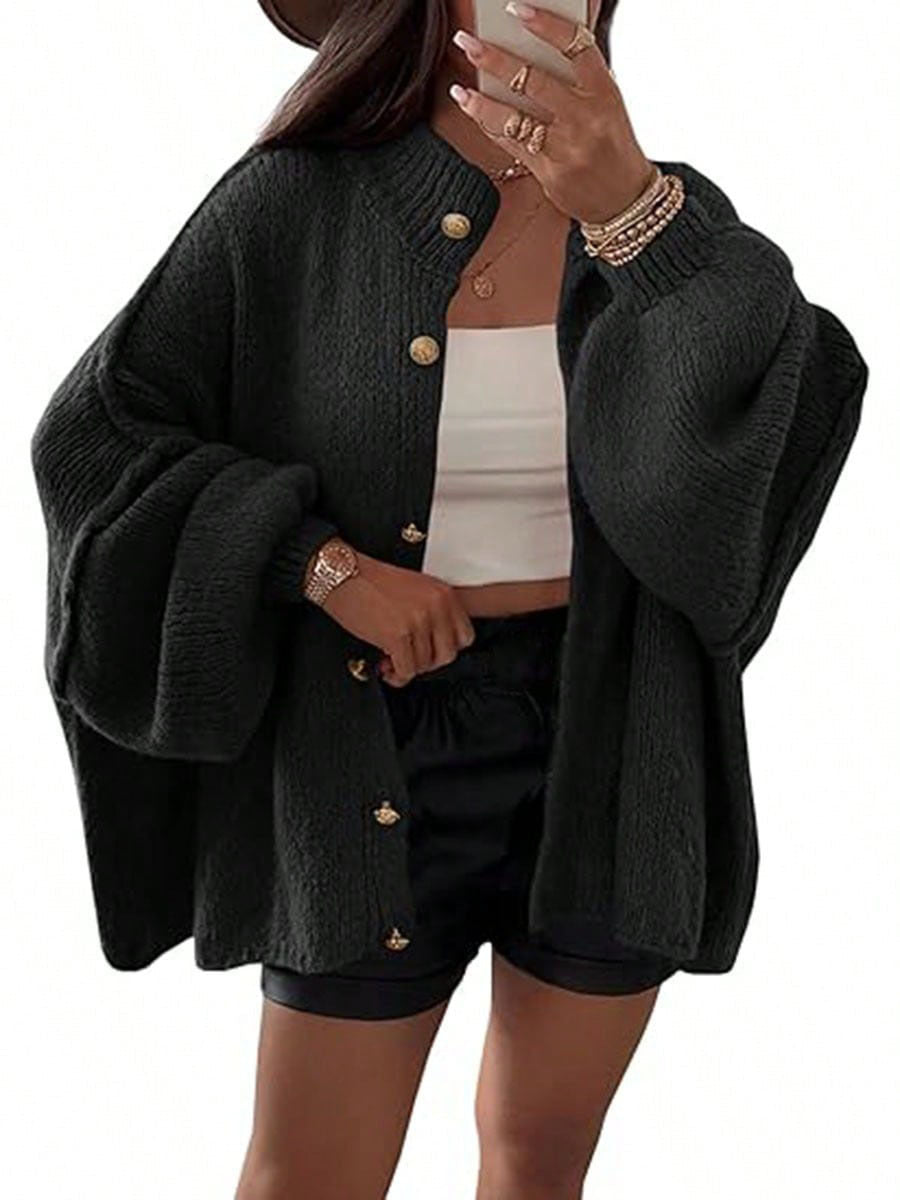 Damen Strickjacke Oversized Weich