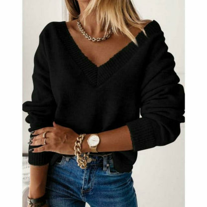 Damenschal Pullover V-Ausschnitt Modern