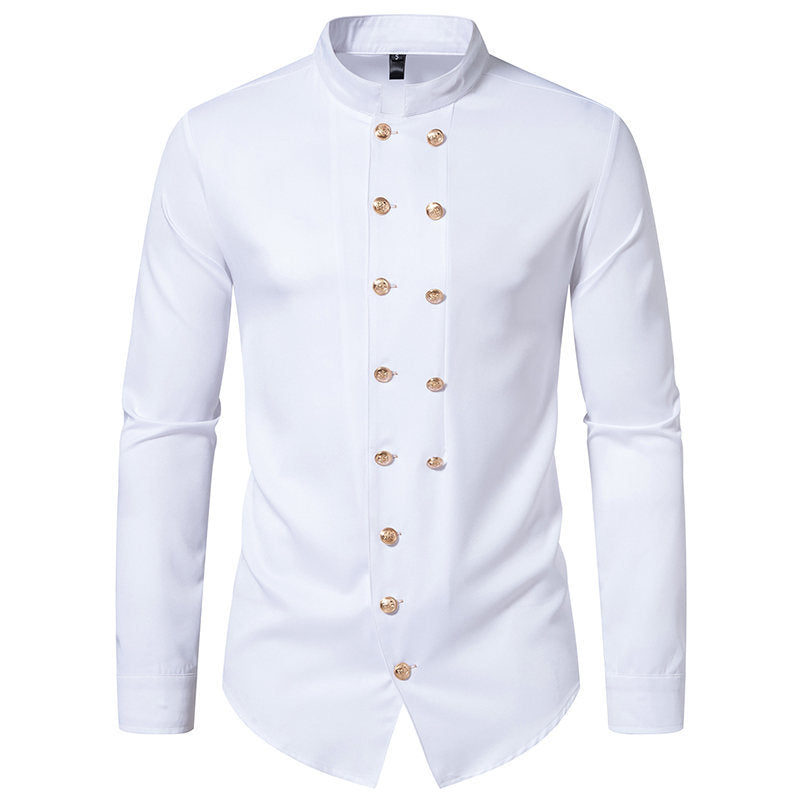 Herren Hemd Elegantes Design Knopfleistung