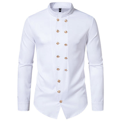 Herren Hemd Elegantes Design Knopfleistung
