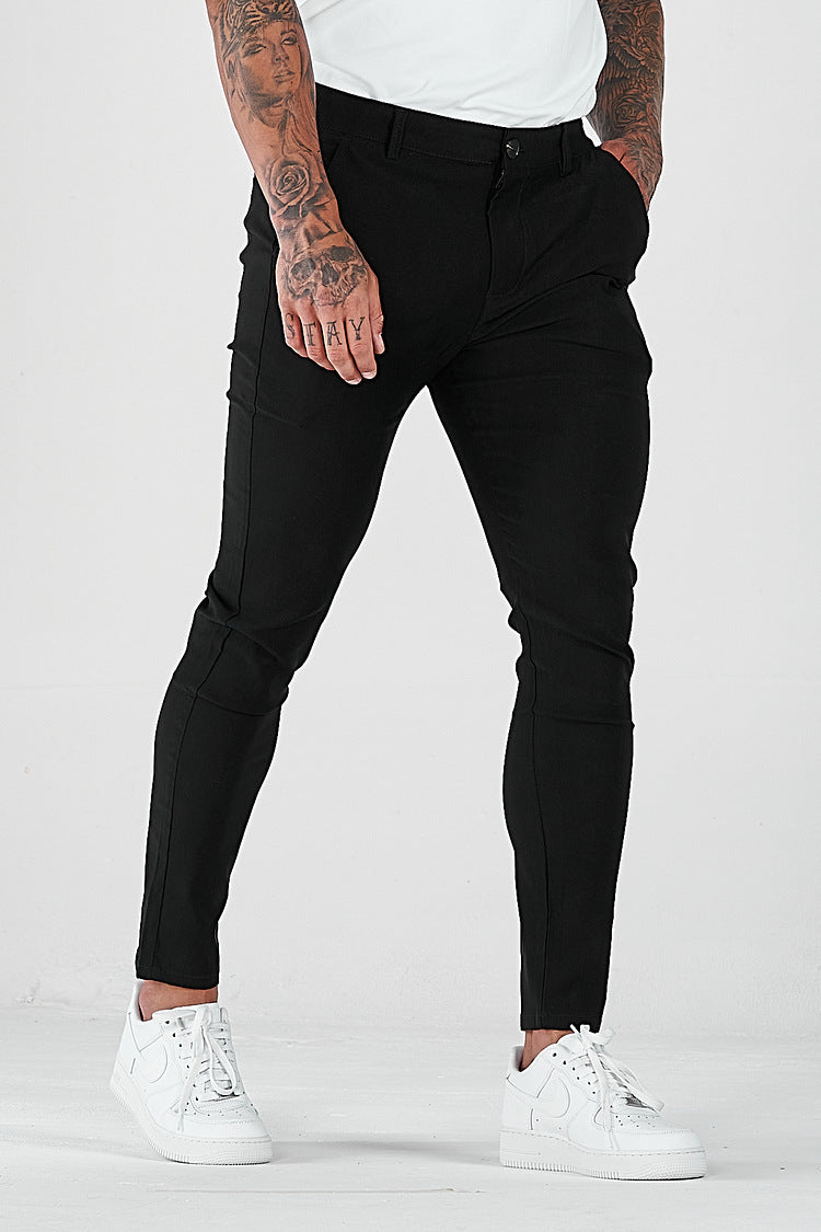 Herren Chino Hose Slim Fit Elegant