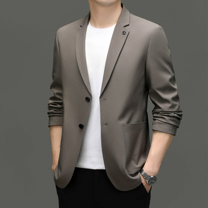 Schmale Blazer Herren Klassisch Zweiknopf