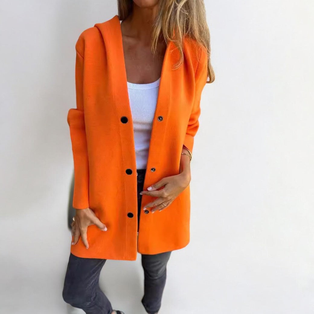 Wintermantel Damen mit Kapuze Warm
