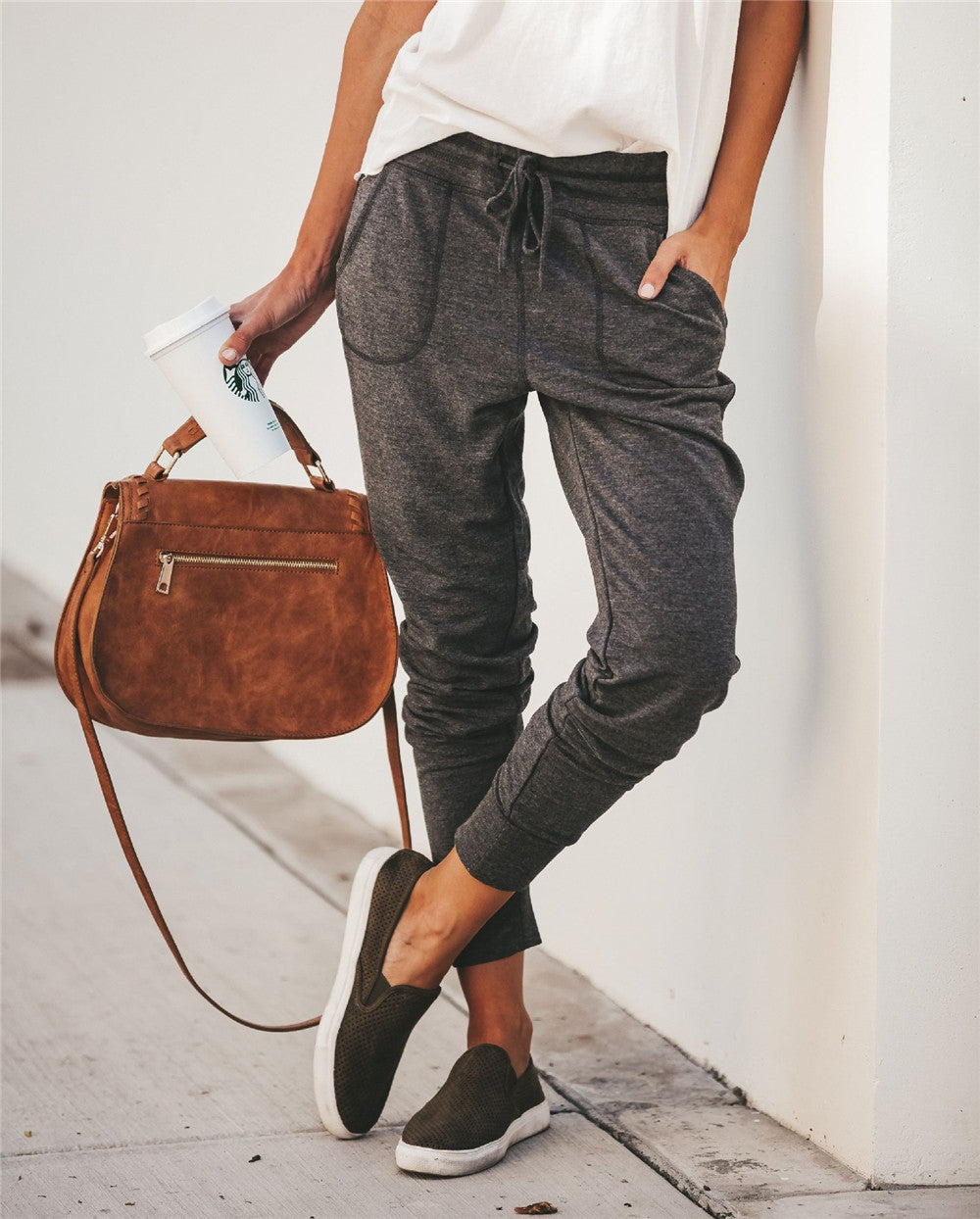 Bequeme SweatpantsLocker Sitz mit Elastischem Bund