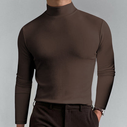 Herren Rollkragenpullover Fein Baumwolle Elegantes Design