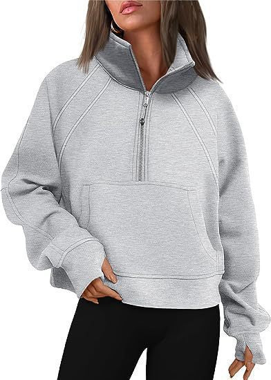 Damen Sweat Pullover Kapuze Kängurutasche Bequem