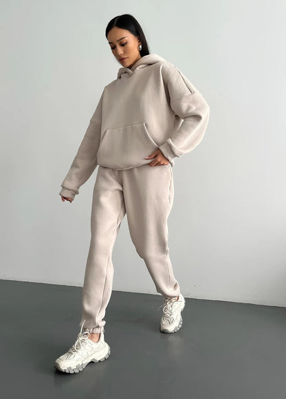 Damen Hoodie Set Wellness Wear Soft