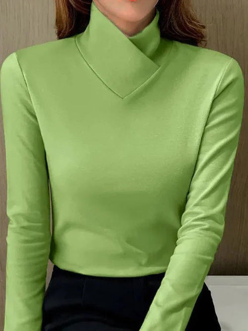 Eleganter Rollkragenpullover Damen Hochwertig