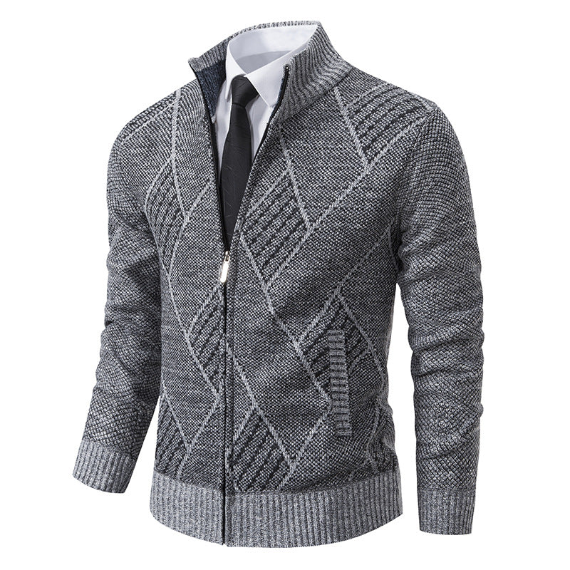 Herren Strickjacke Slim Fit Modernes Design
