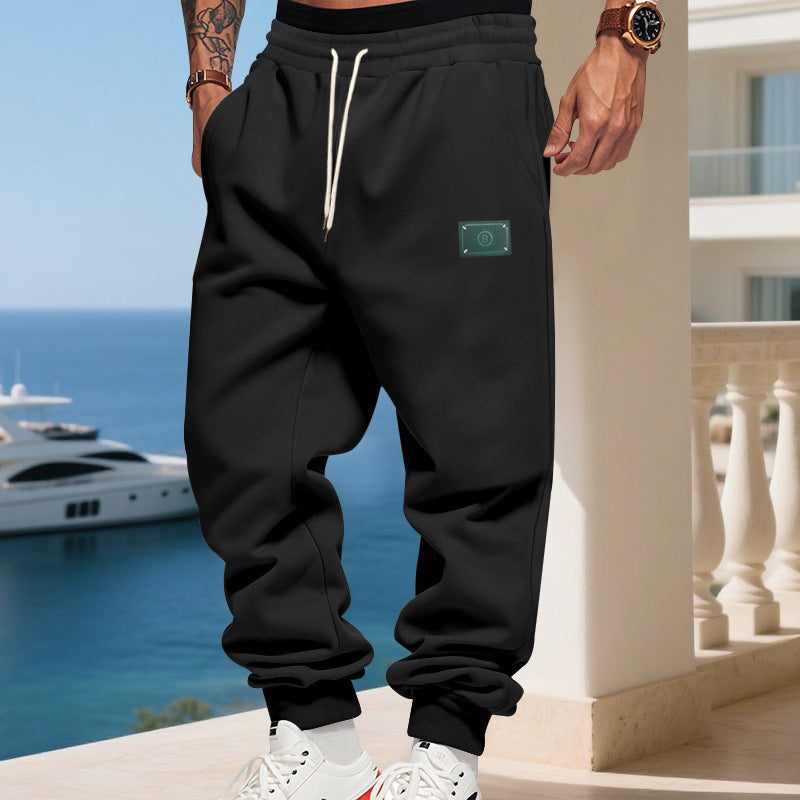 Herren Jogginghose Bequem Stretch mit Verstellbund