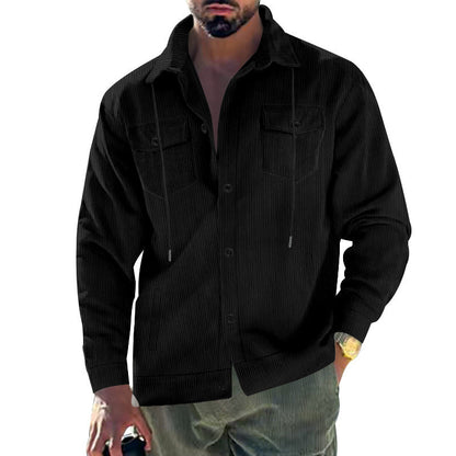 Herren Cordjacke Klassisch Schnitt Praktisch