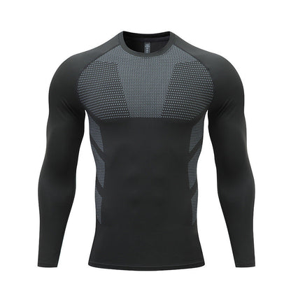 Herren Sportshirt Langarm Komfort Fit