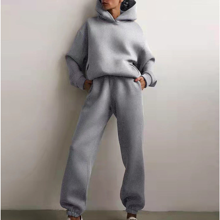 Damen Oversize Hoodie Set Lässig Elegant