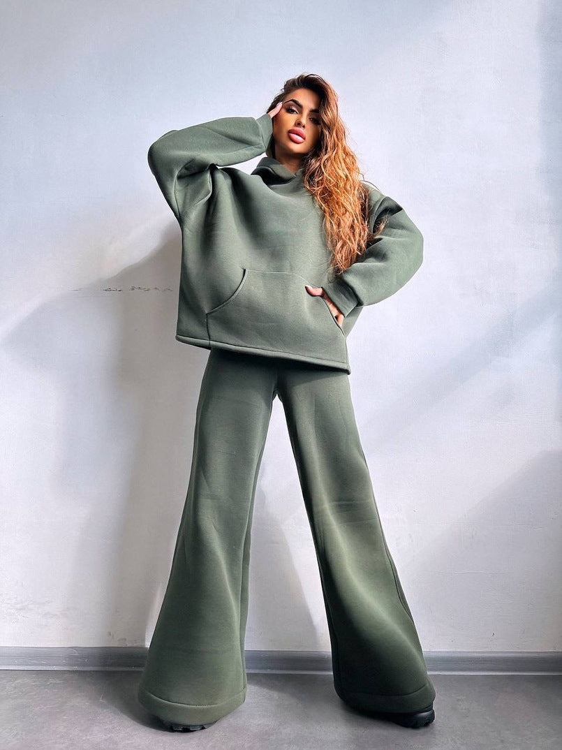 Damen Hoodie Oversized & Weite Jogginghose Set