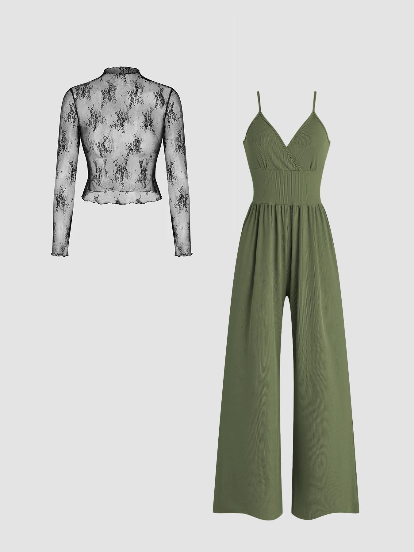 Frauen Cocktail Jumpsuit Elegant Kurvig