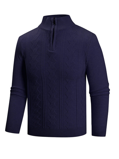 Herren Pullover Hochkragen Elegantes Design