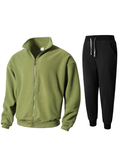 Herren Fleece Anzug Warm Bequem