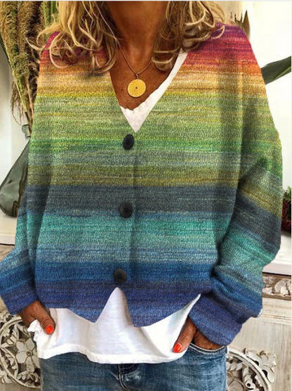 Modischer Cardigan mit Knöpfen Damen