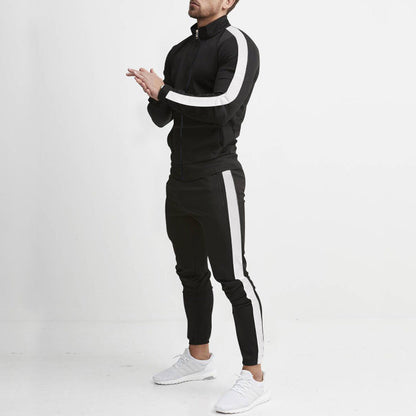 Herren Trainingsanzug Sportlich Streifen Design