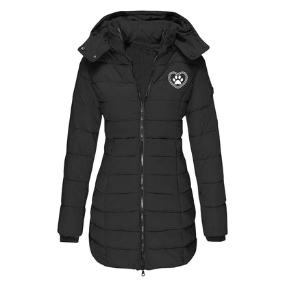 Damen Übergangsjacke Gefüttert Kapuze