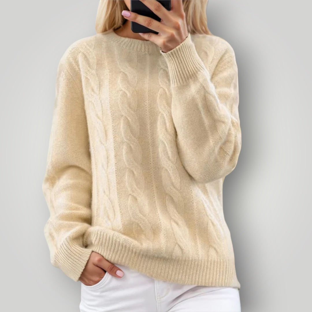 Damen Strickpullover - Weicher Winterpullover Langarm