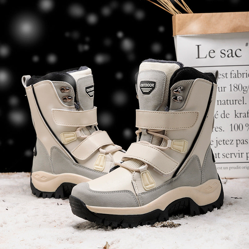 Damen Winterstiefel Isoliert Rutschfest Elegant - IdealeKleiden
