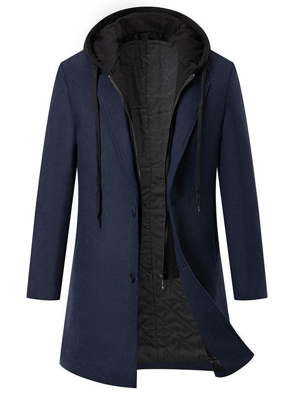 Damen Wintermantel Elegant Kapuze Sportlich Stil
