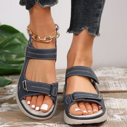 Damen Sport-Sandalen Komfortabel Klettverschluss