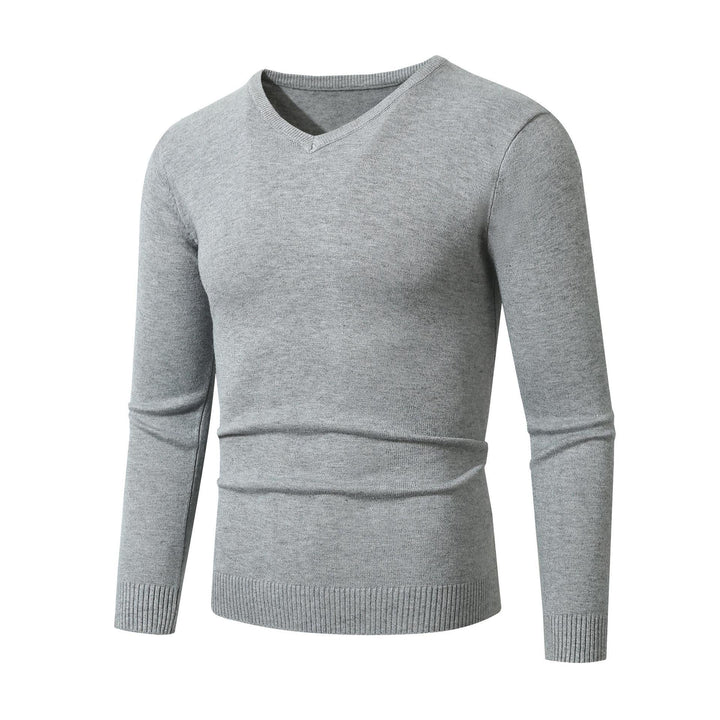 Herren Pullover V-Ausschnitt Soft Baumwolle