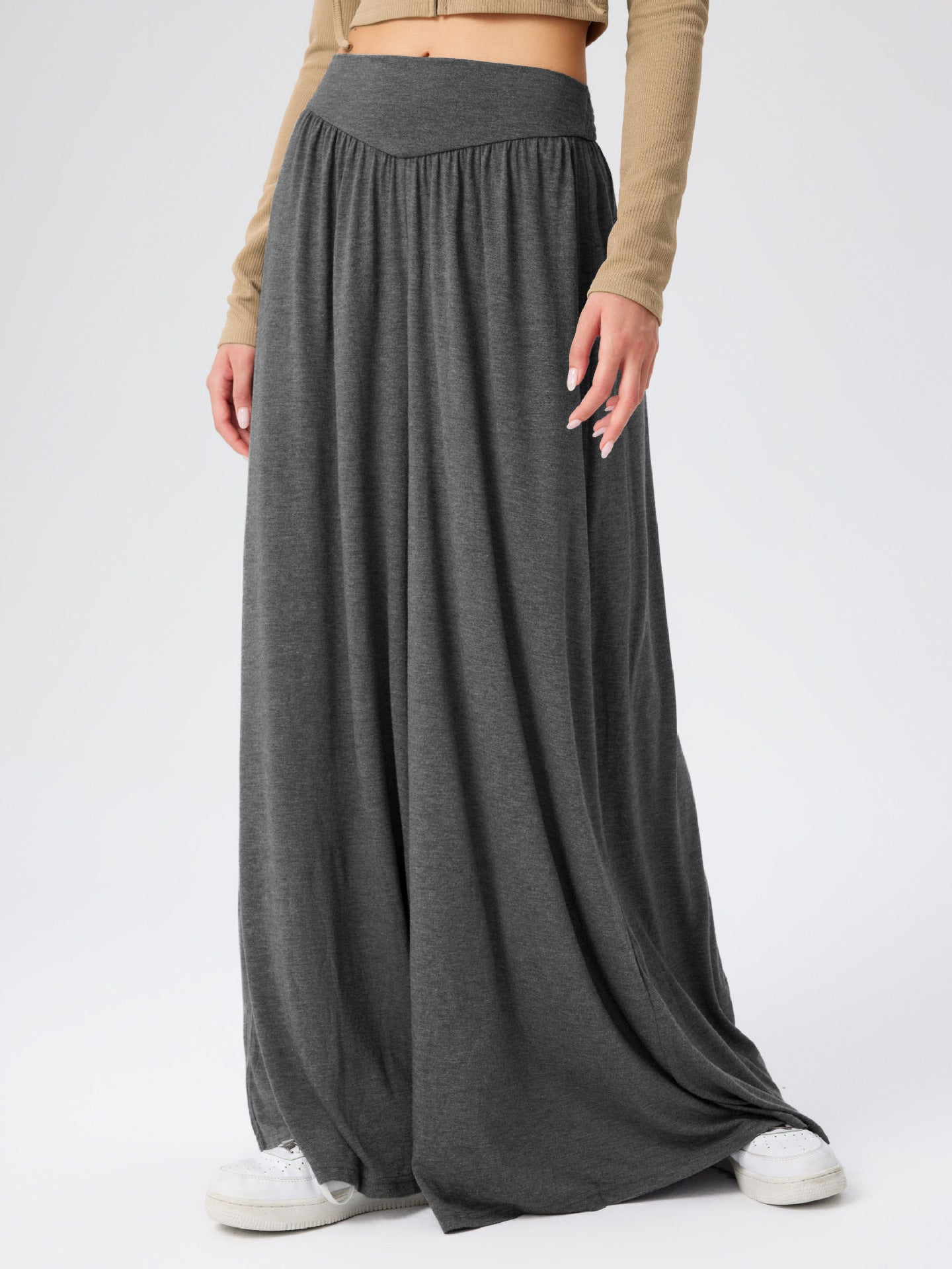 Damen Maxirock Komfort Elegant Elastisch