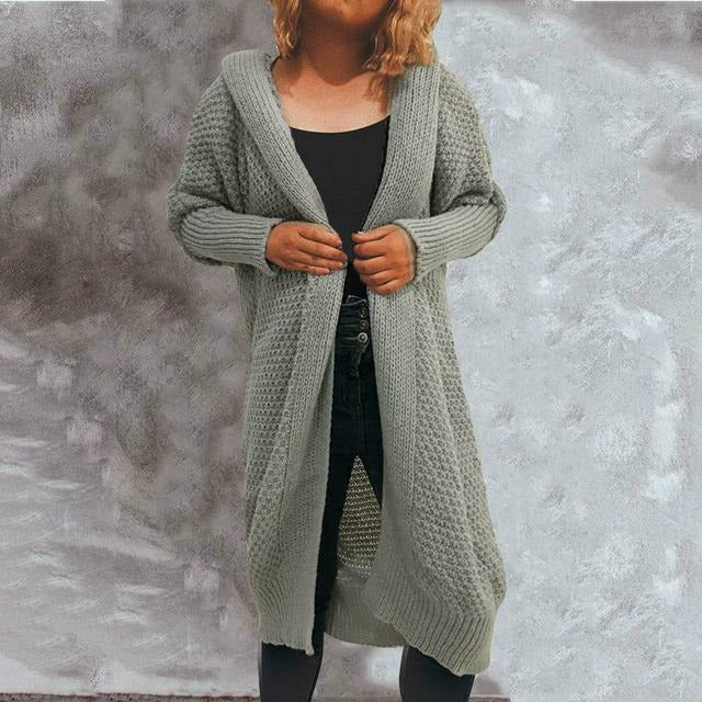 Elegante Strickjacke Damen Lang
